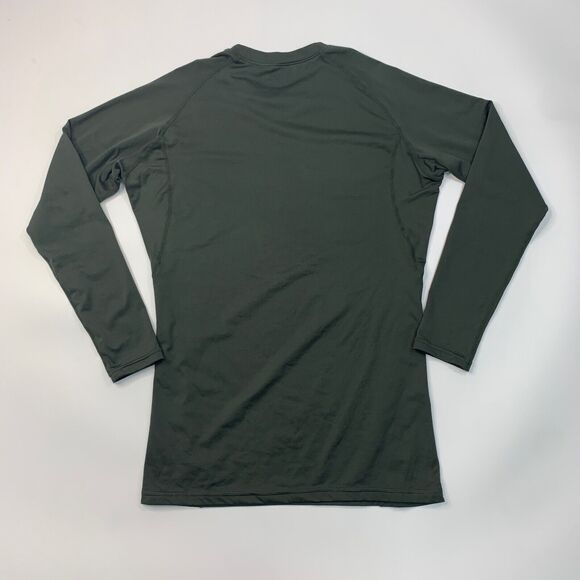 Devops T Shirt Mens M Medium Forest Green Fleece Lined Long Sleeve Base Layer - Picture 7 of 10